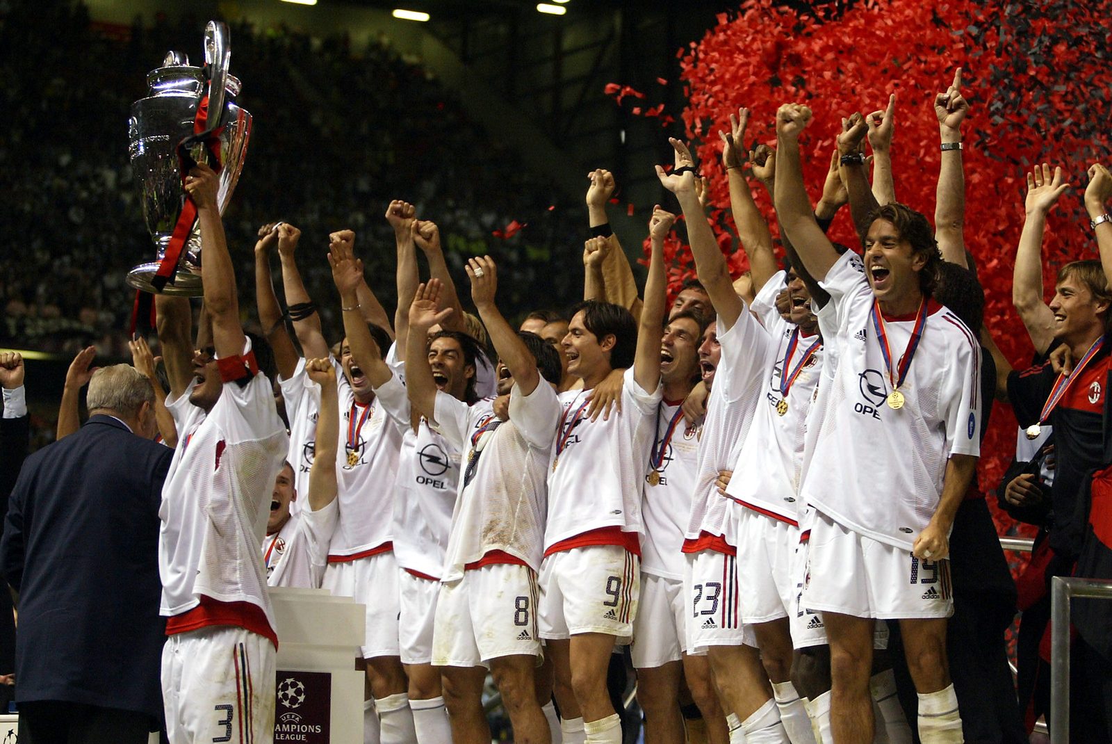 Lifting a major soccer trophy